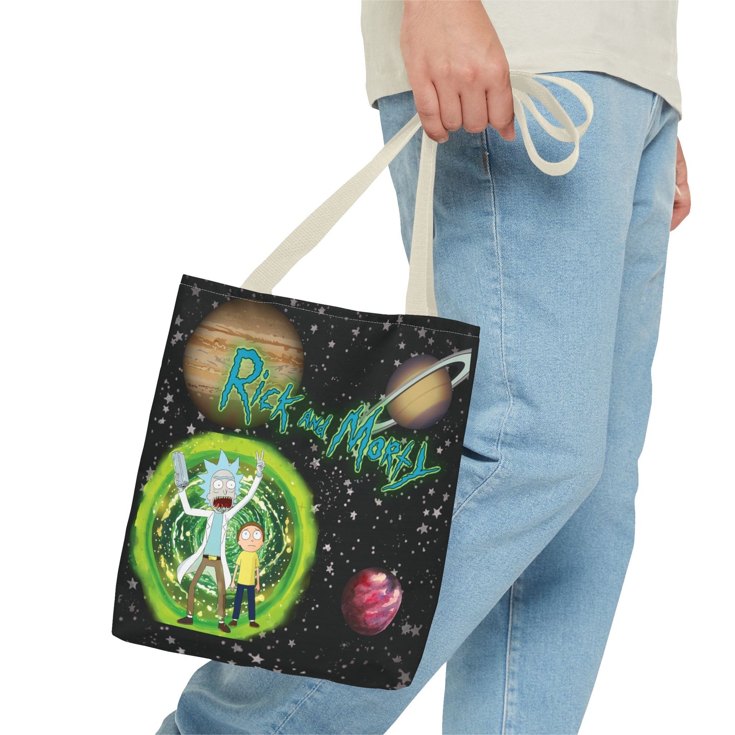 Rick & Morty Custom Adventure Tote Bag