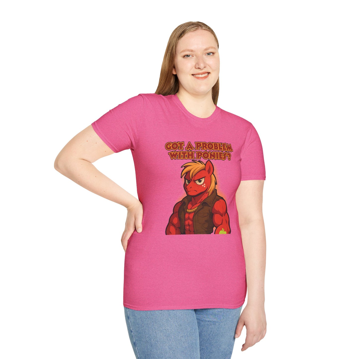 My Little Pony Masculine Big Mac - Pony Problem - Unisex Softstyle T-Shirt