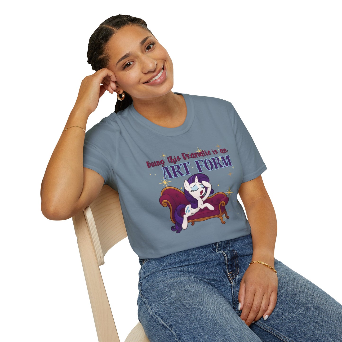 My Little Pony Rarity - Being Dramatic - Unisex Softstyle T-Shirt