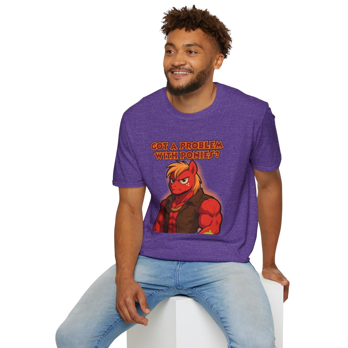 My Little Pony Masculine Big Mac - Pony Problem - Unisex Softstyle T-Shirt