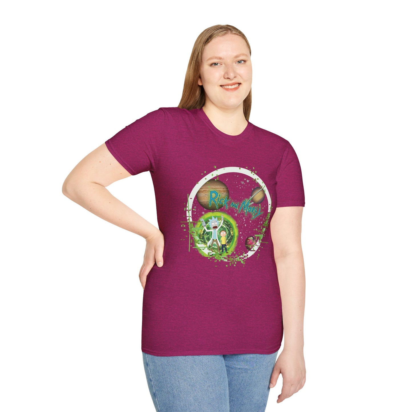 Rick & Morty Broken Space - Unisex Softstyle T-Shirt