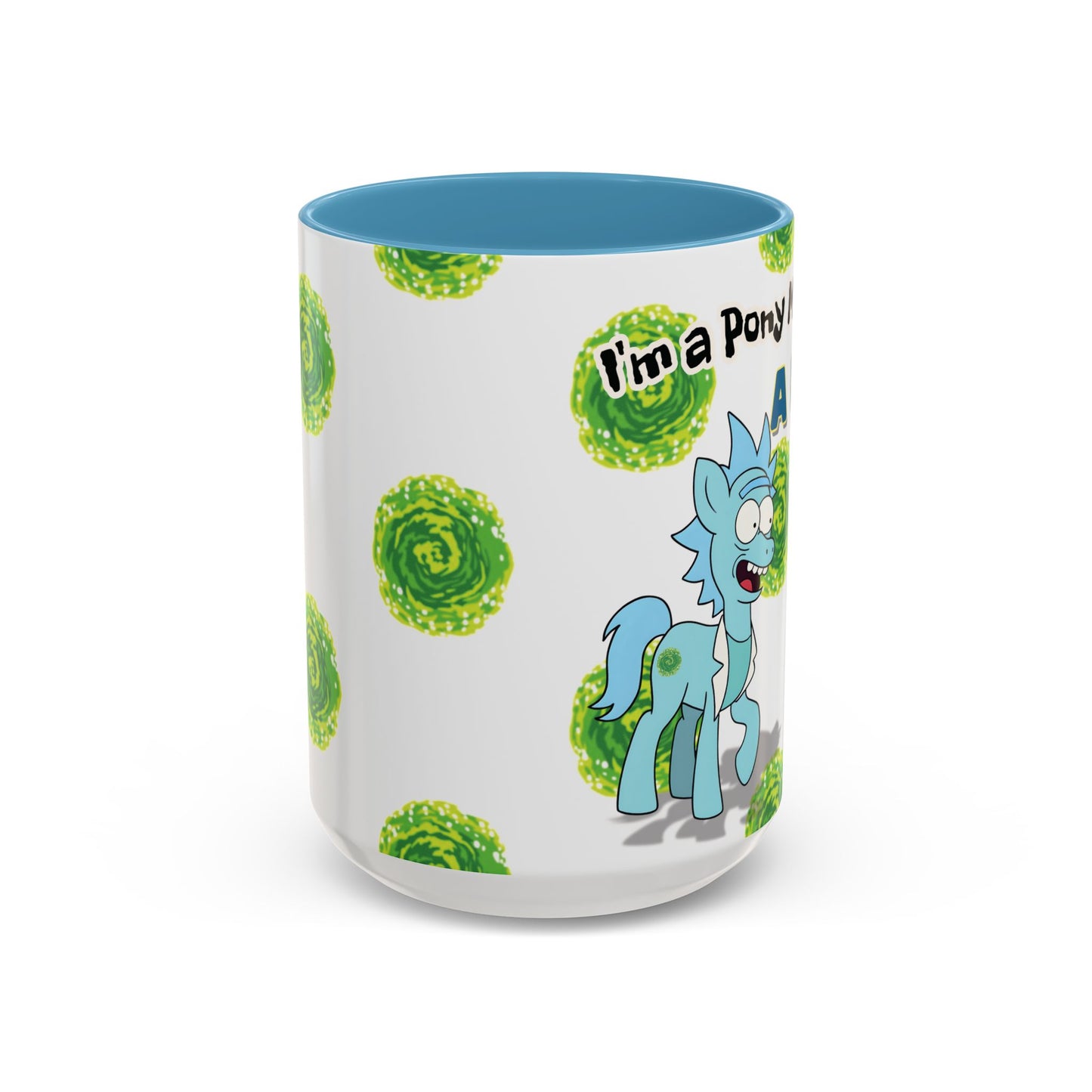 Rick & Morty Pony Accent Coffee Mug (11, 15oz)