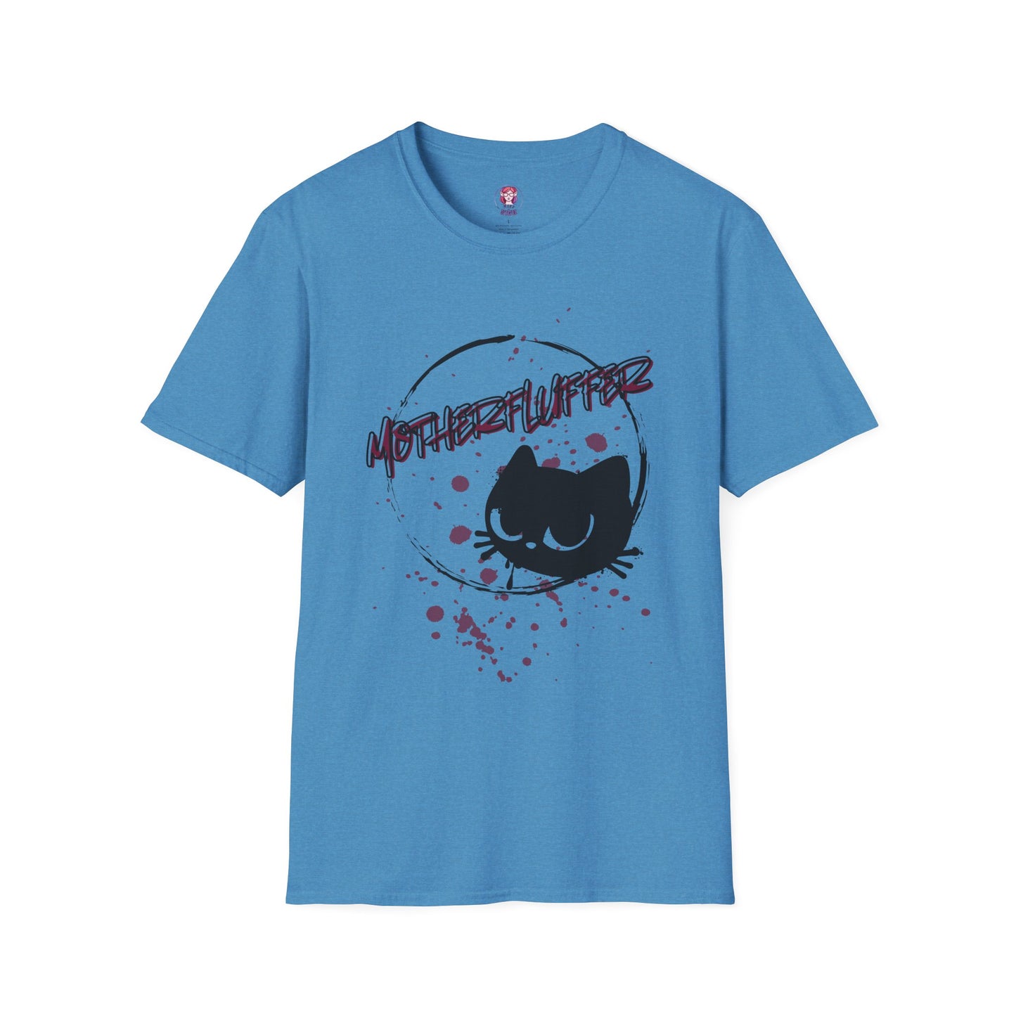 Motherfluffer Color Cat - Unisex Softstyle T-Shirt
