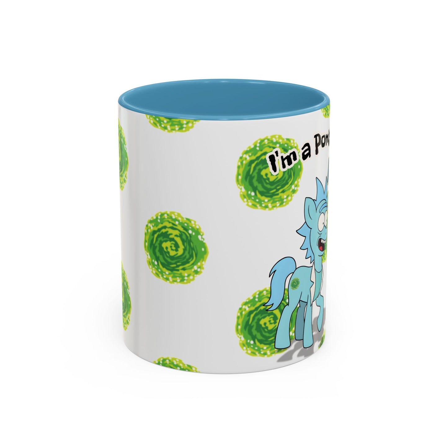 Rick & Morty Pony Accent Coffee Mug (11, 15oz)