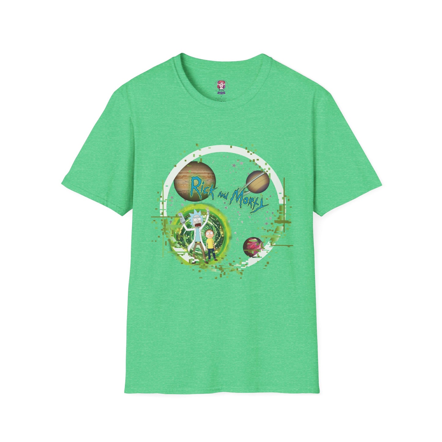 Rick & Morty Broken Space - Unisex Softstyle T-Shirt