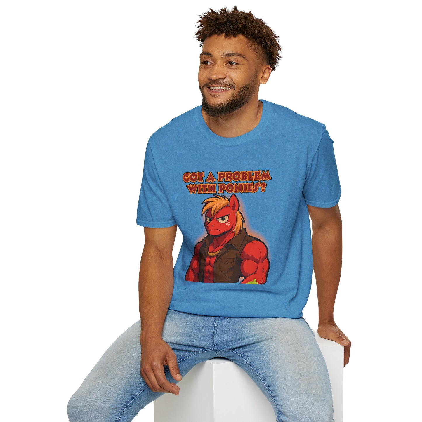 My Little Pony Masculine Big Mac - Pony Problem - Unisex Softstyle T-Shirt