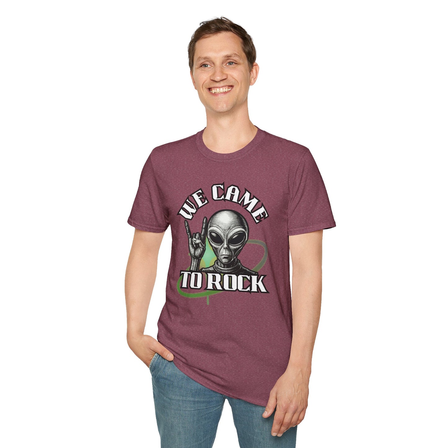 Alien Metal - We Came to Rock - Unisex Softstyle T-Shirt