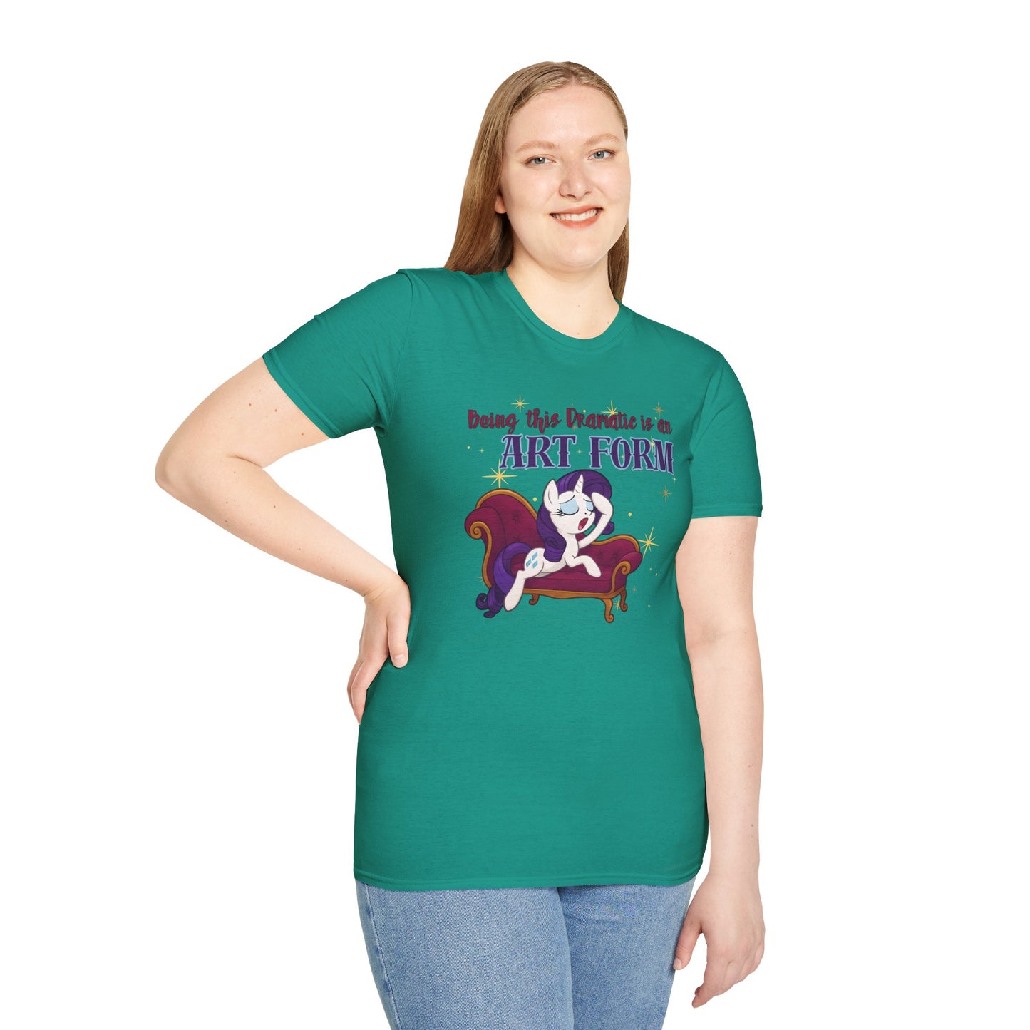 My Little Pony Rarity - Being Dramatic - Unisex Softstyle T-Shirt