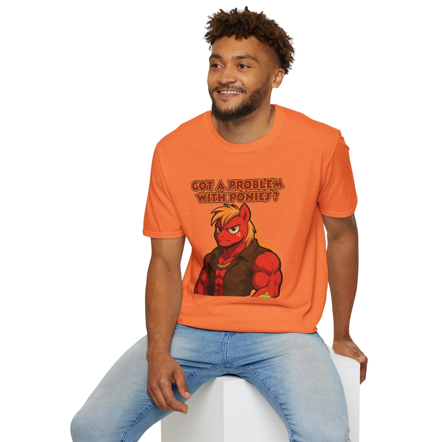 My Little Pony Masculine Big Mac - Pony Problem - Unisex Softstyle T-Shirt