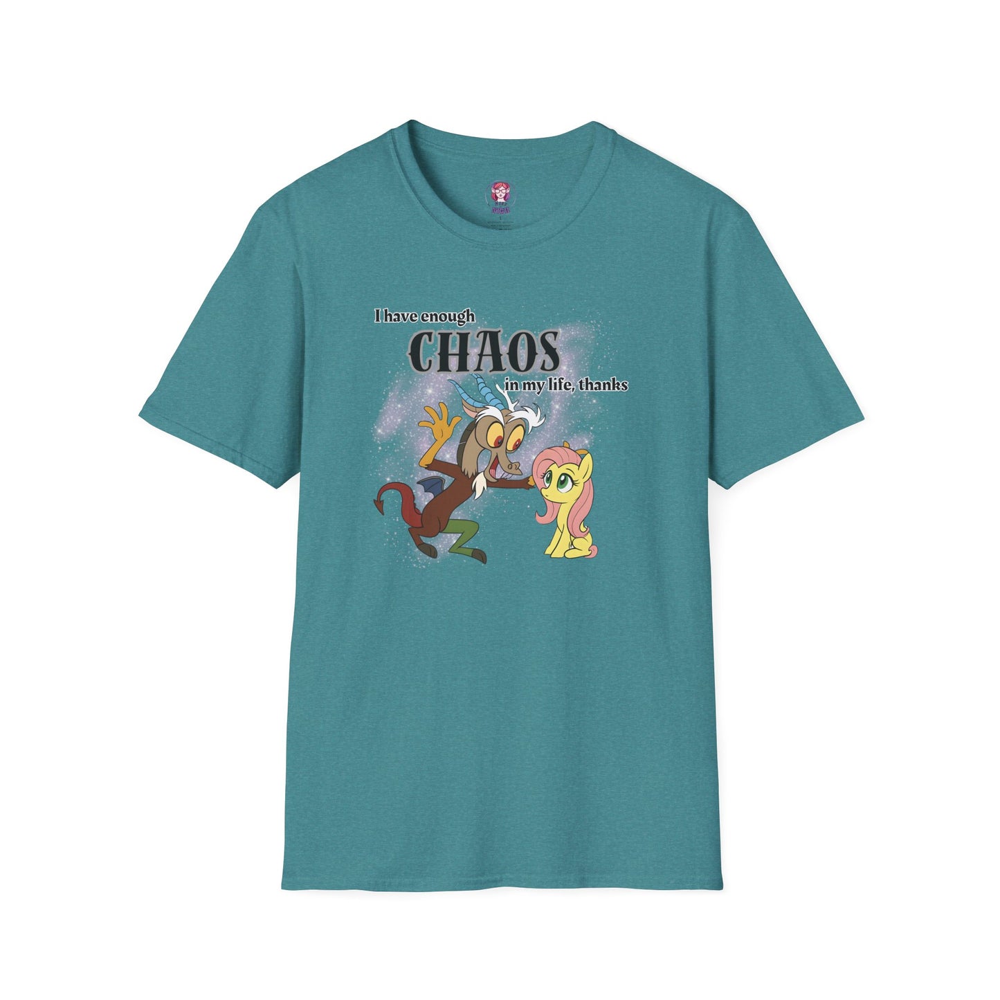 My Little Pony Discord and Fluttershy - Unisex Softstyle T-Shirt