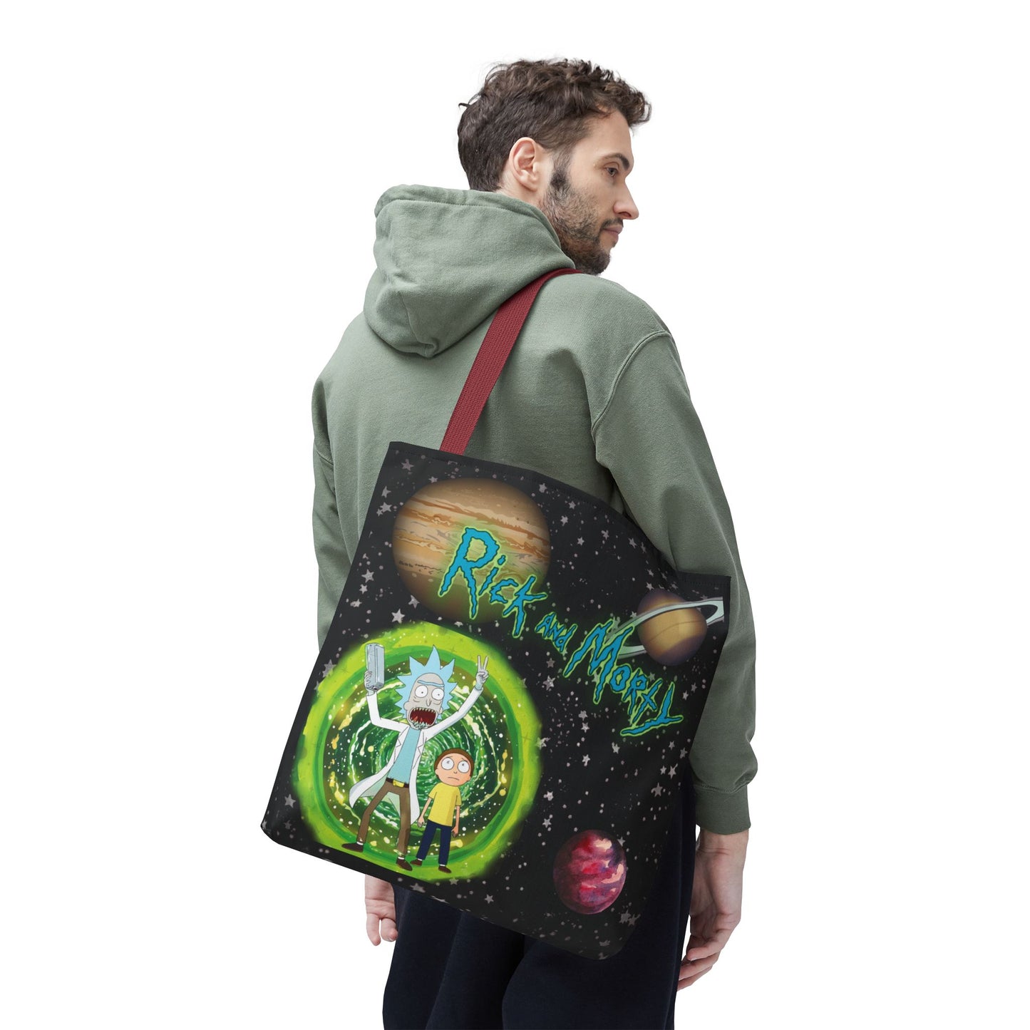 Rick & Morty Custom Adventure Tote Bag