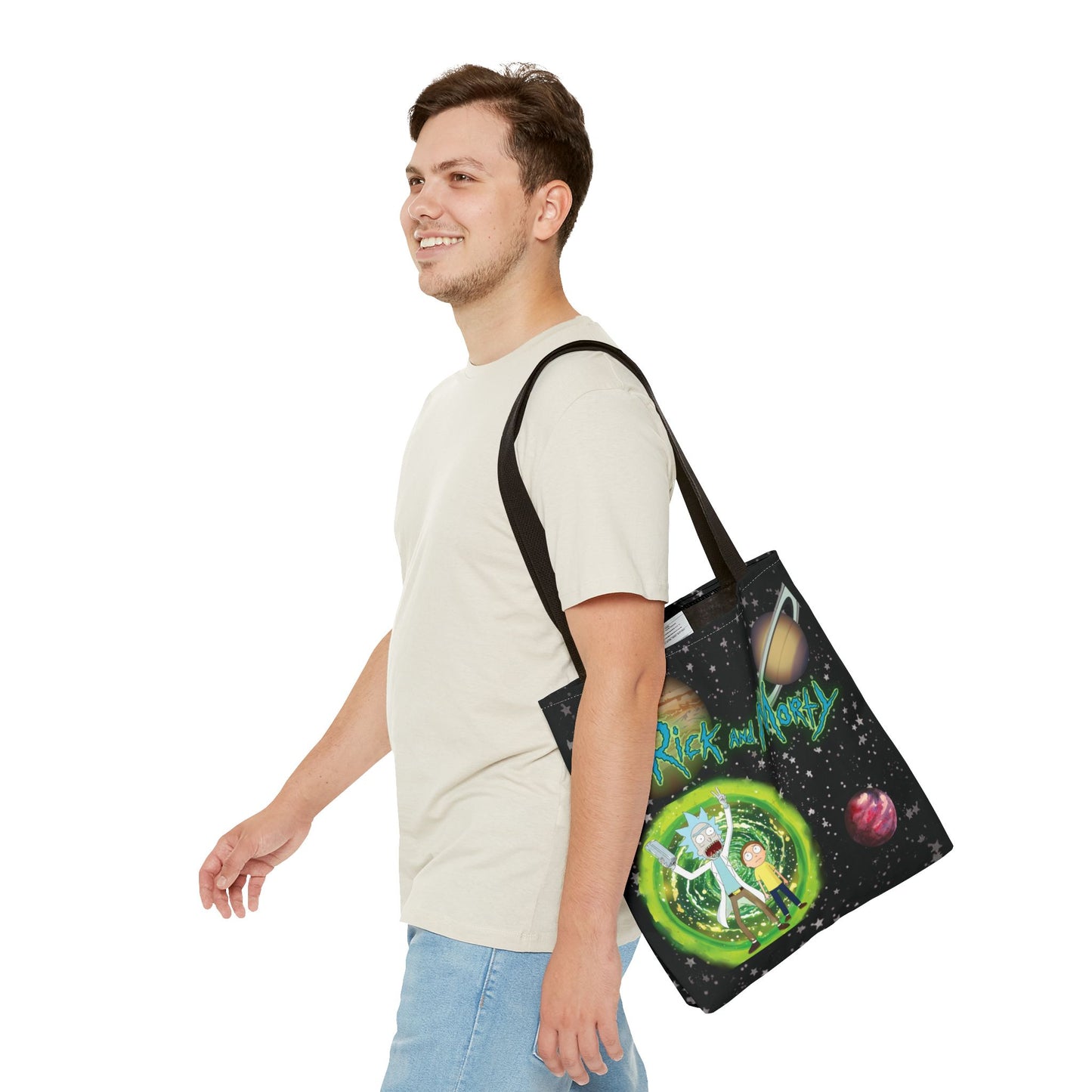 Rick & Morty Custom Adventure Tote Bag