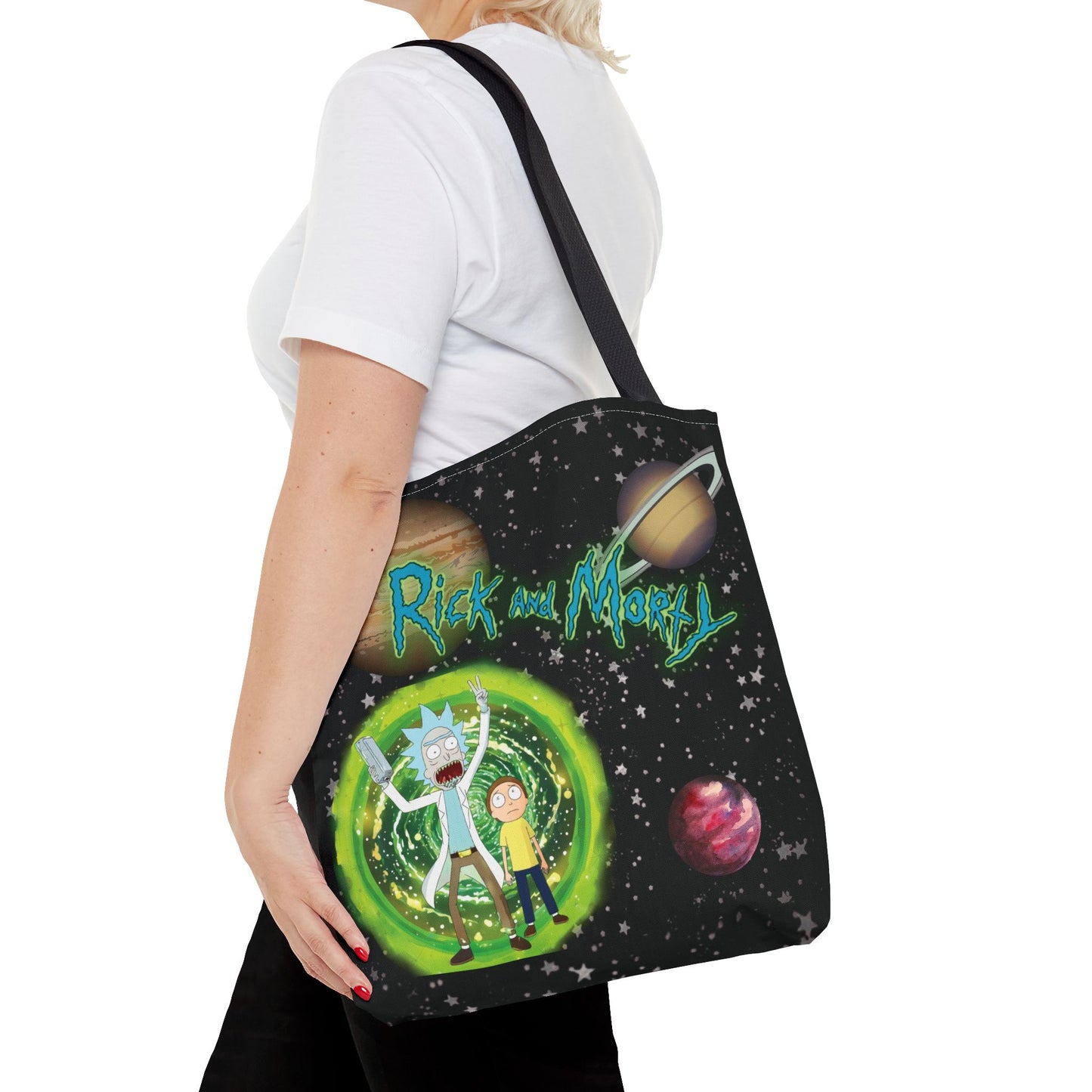 Rick & Morty Custom Adventure Tote Bag