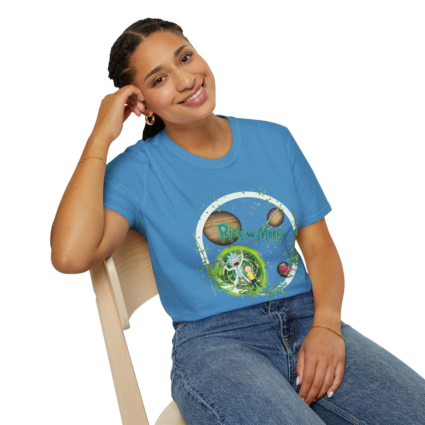Rick & Morty Broken Space - Unisex Softstyle T-Shirt