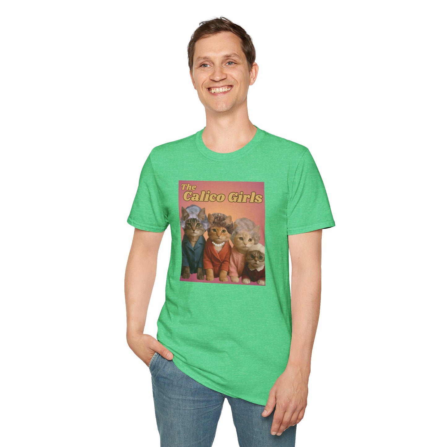 The Calico Girls cute kittens - Unisex Softstyle T-Shirt