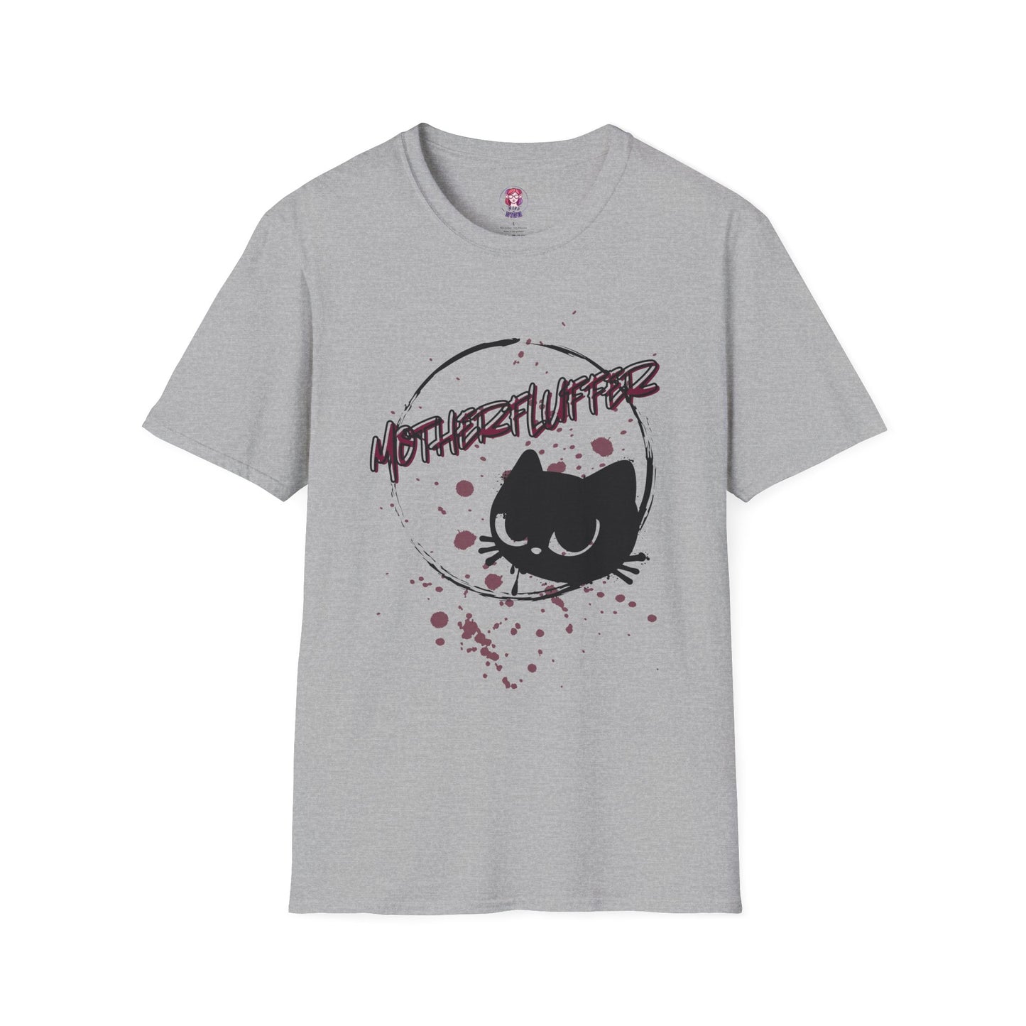 Motherfluffer Color Cat - Unisex Softstyle T-Shirt