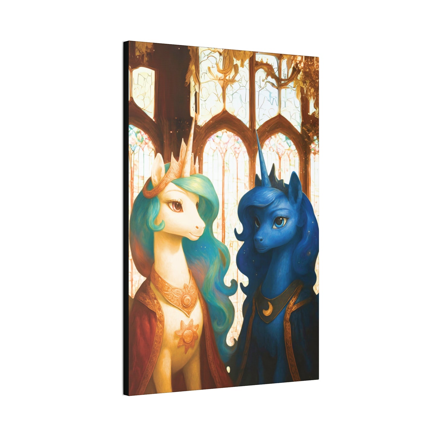 Royal Luna & Celestia - My Little Pony Canvas Art - Stretched, 0.75"