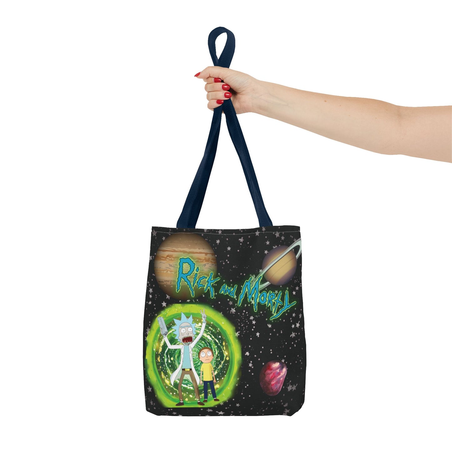 Rick & Morty Custom Adventure Tote Bag