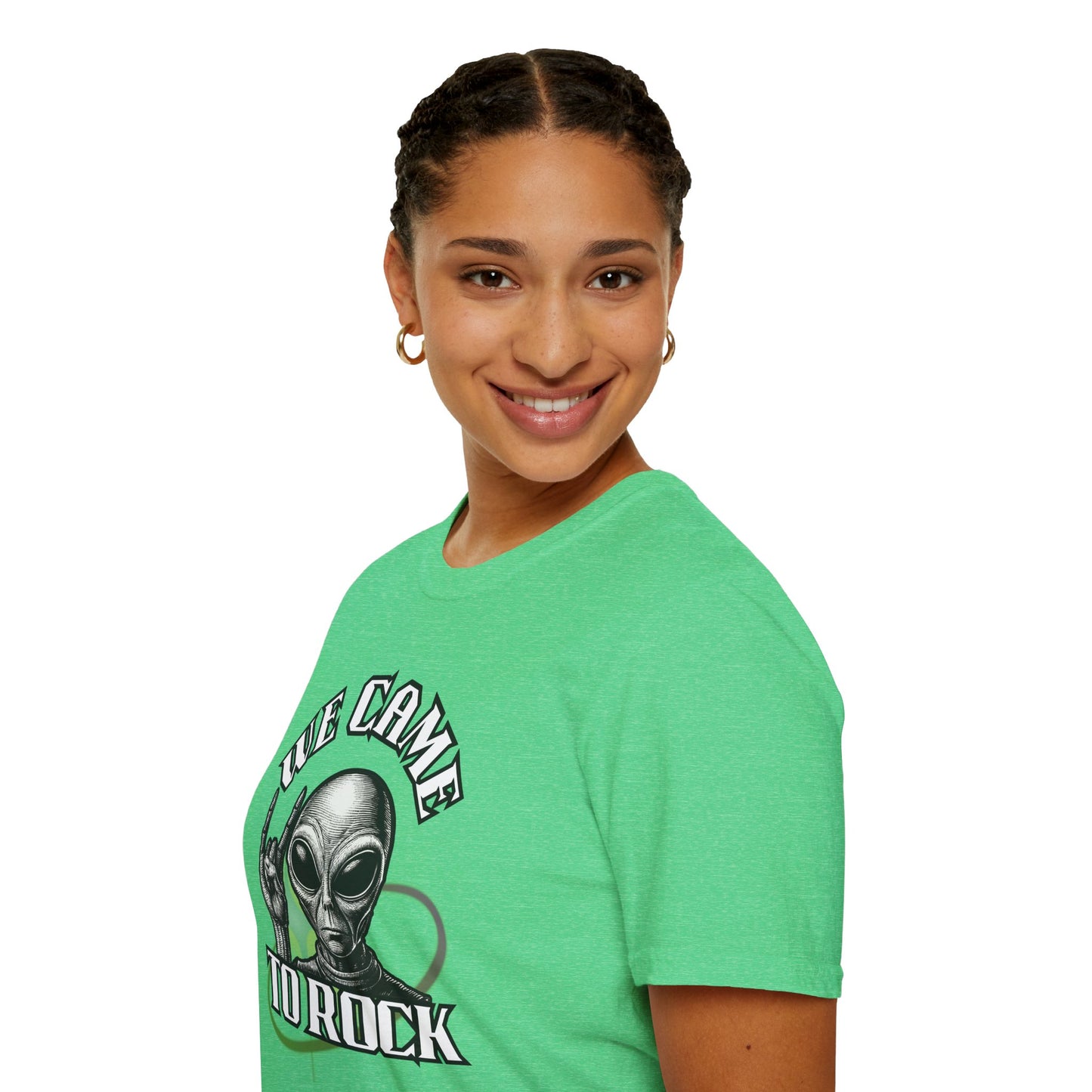 Alien Metal - We Came to Rock - Unisex Softstyle T-Shirt