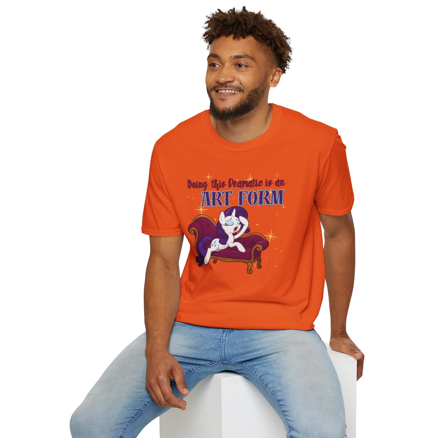 My Little Pony Rarity - Being Dramatic - Unisex Softstyle T-Shirt