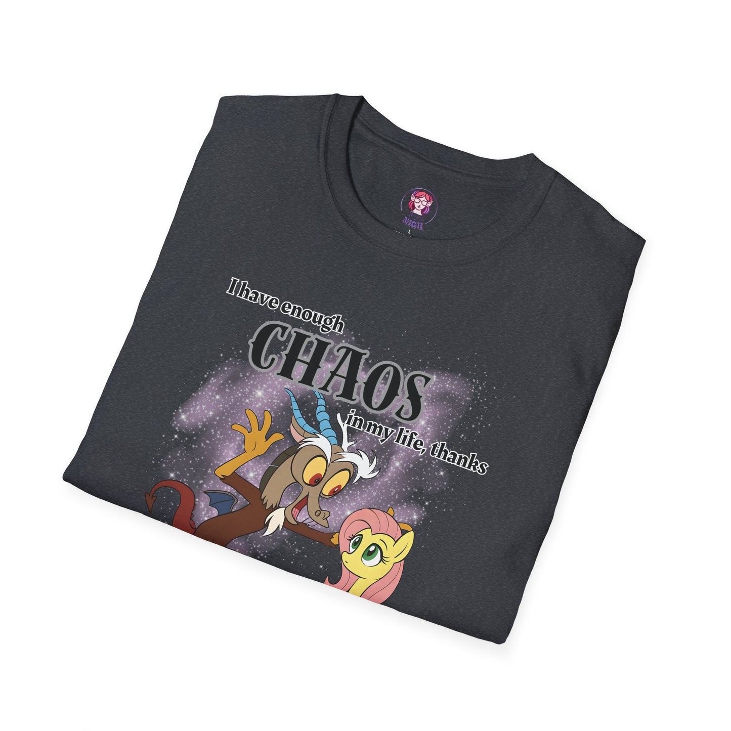 My Little Pony Discord and Fluttershy - Unisex Softstyle T-Shirt