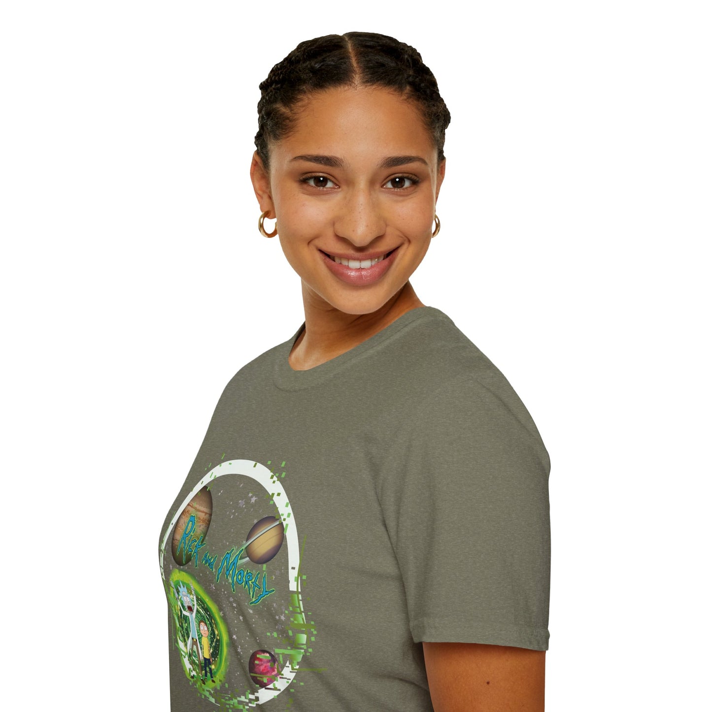 Rick & Morty Broken Space - Unisex Softstyle T-Shirt