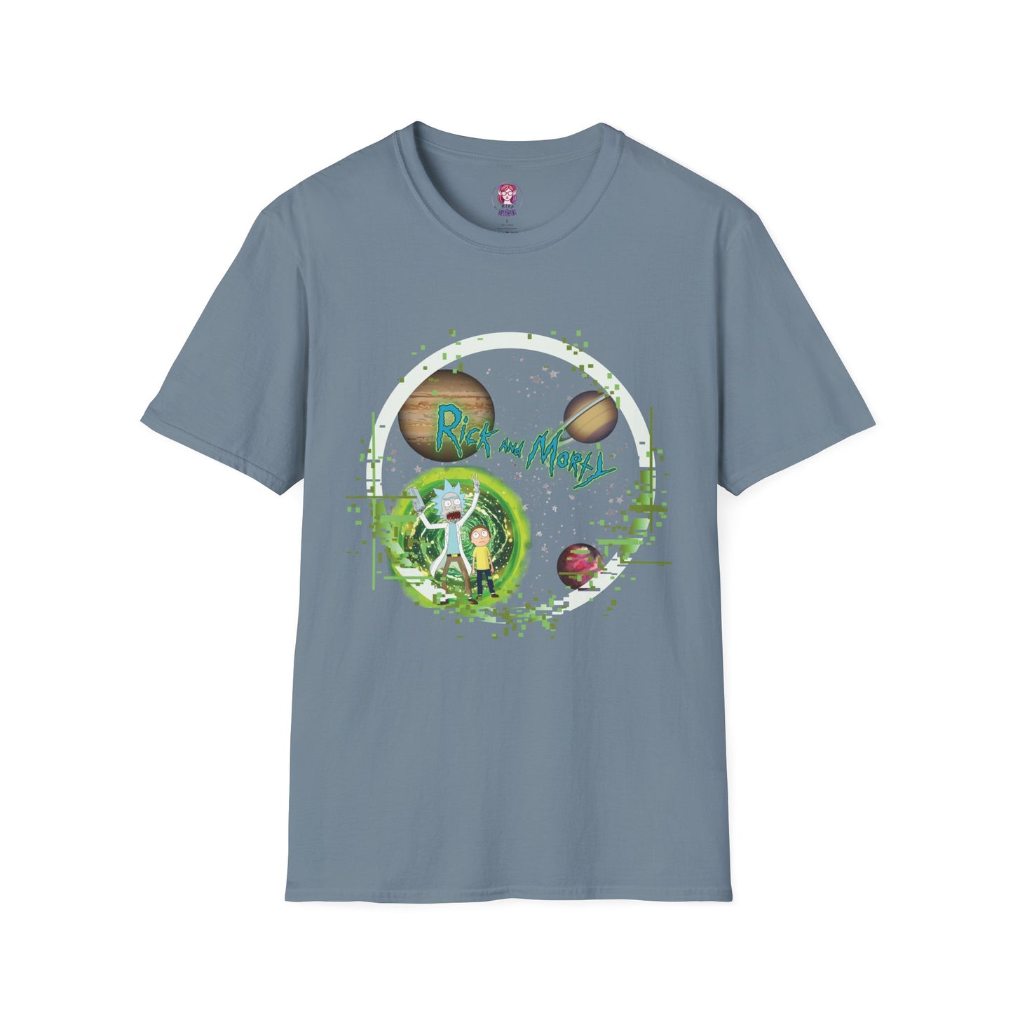 Rick & Morty Broken Space - Unisex Softstyle T-Shirt