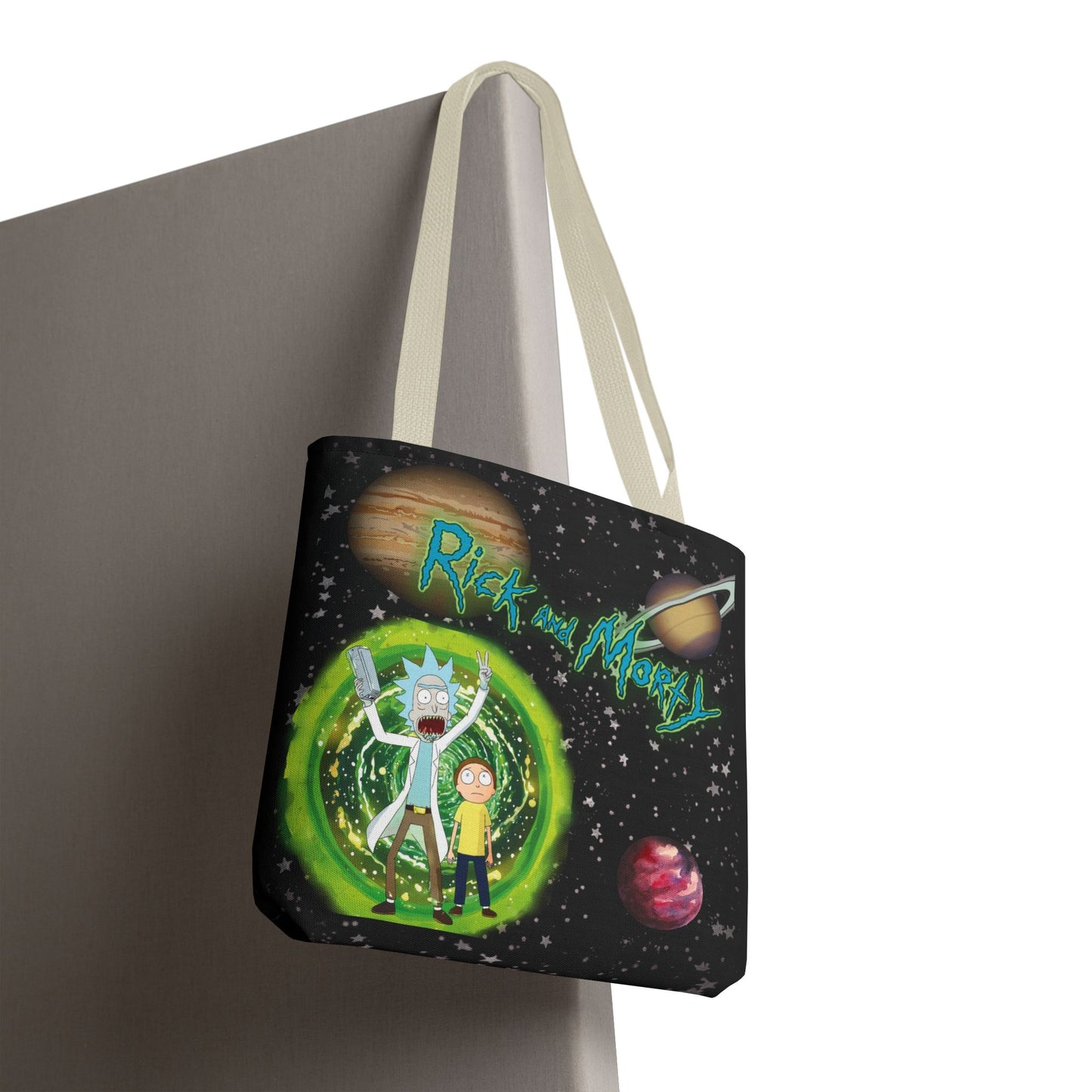 Rick & Morty Custom Adventure Tote Bag