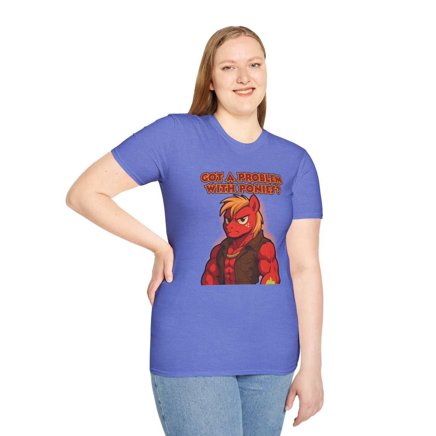 My Little Pony Masculine Big Mac - Pony Problem - Unisex Softstyle T-Shirt