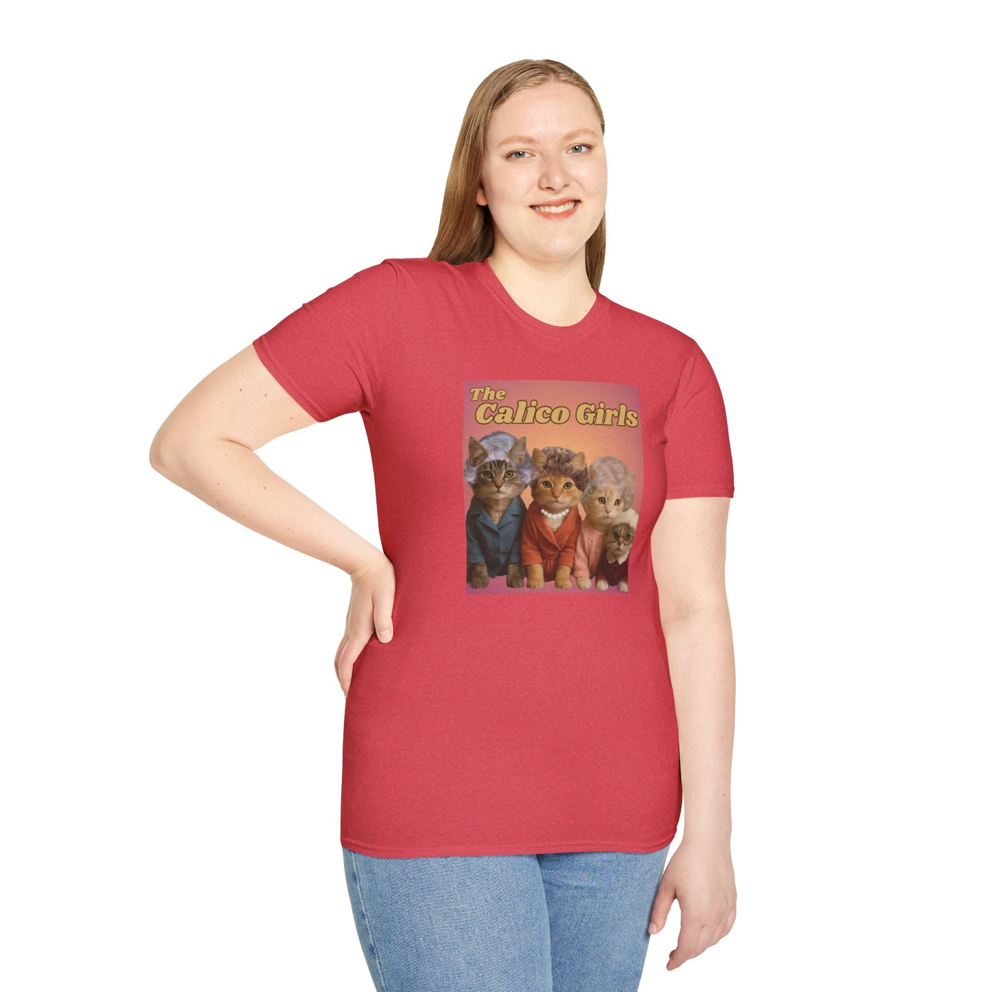 The Calico Girls cute kittens - Unisex Softstyle T-Shirt