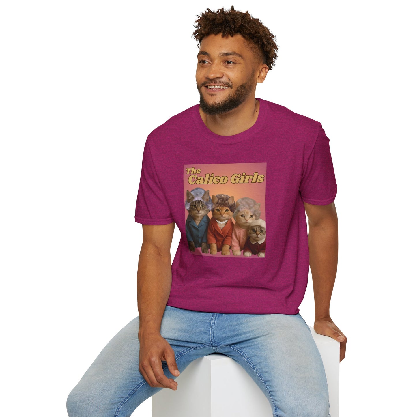 The Calico Girls cute kittens - Unisex Softstyle T-Shirt