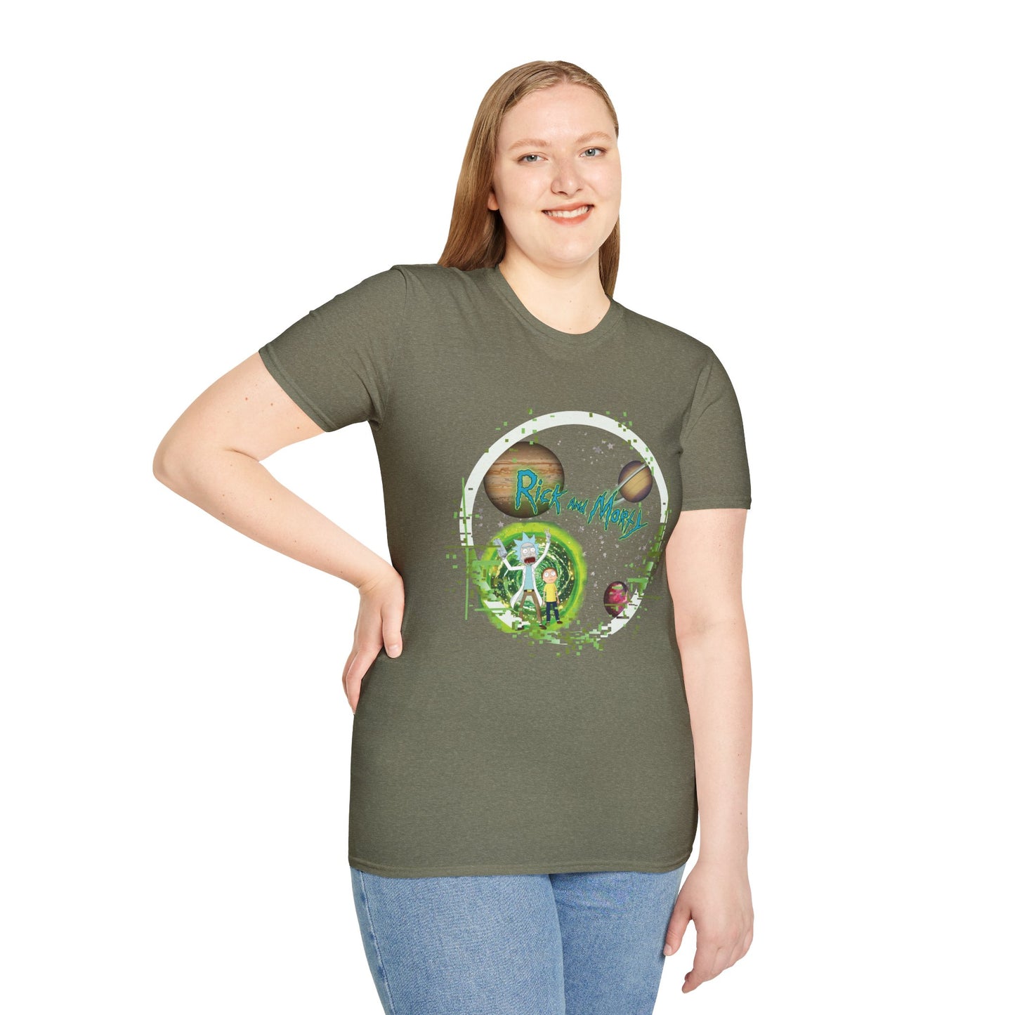 Rick & Morty Broken Space - Unisex Softstyle T-Shirt