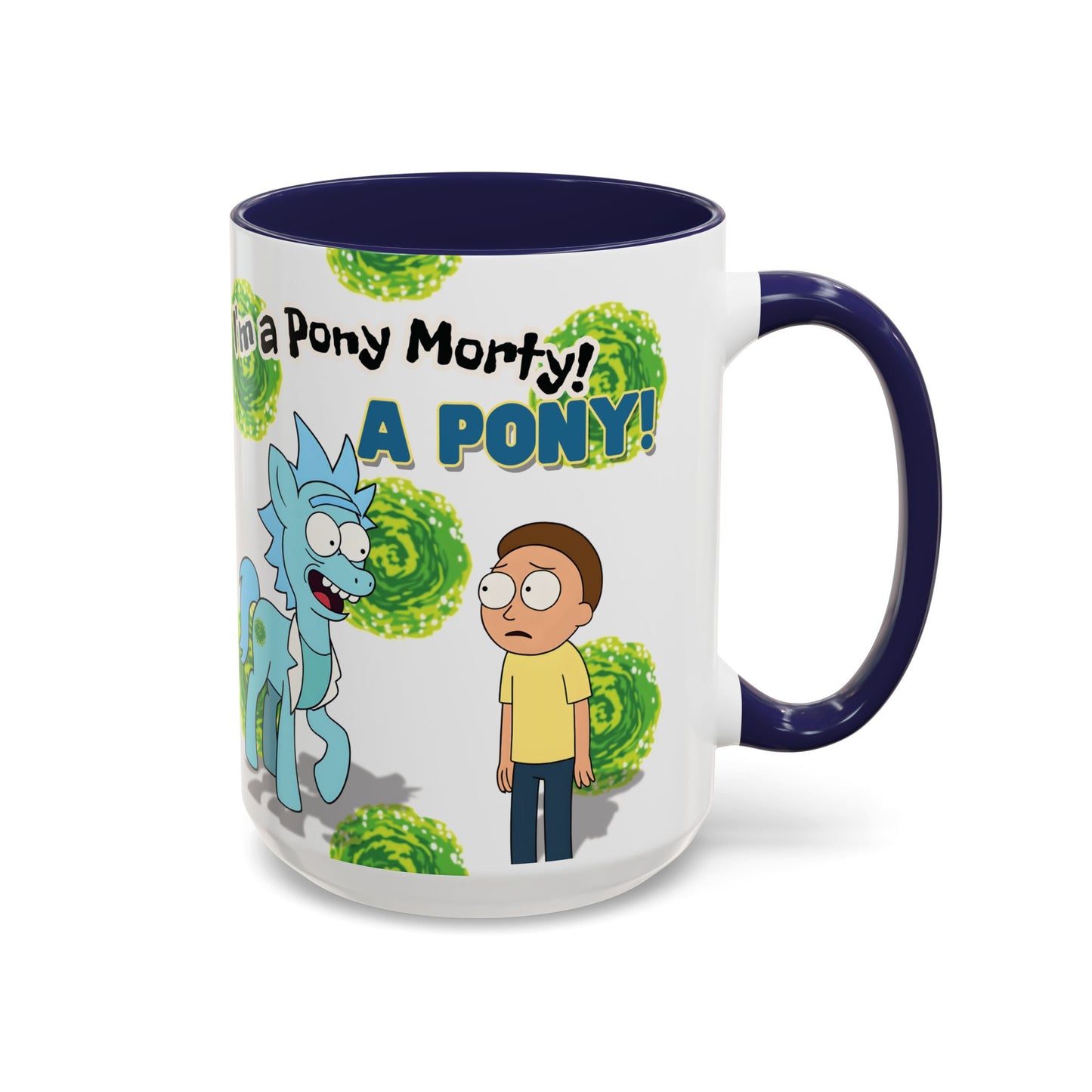 Rick & Morty Pony Accent Coffee Mug (11, 15oz)