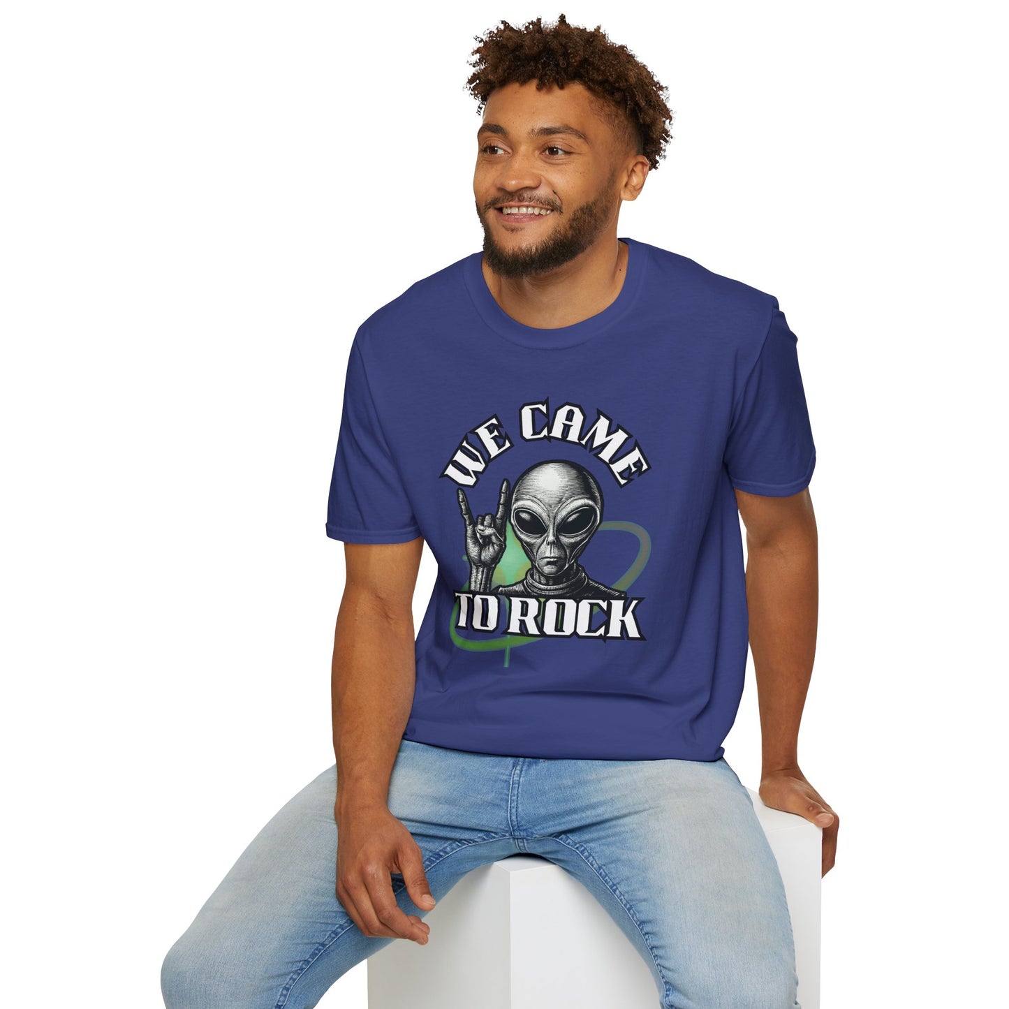 Alien Metal - We Came to Rock - Unisex Softstyle T-Shirt