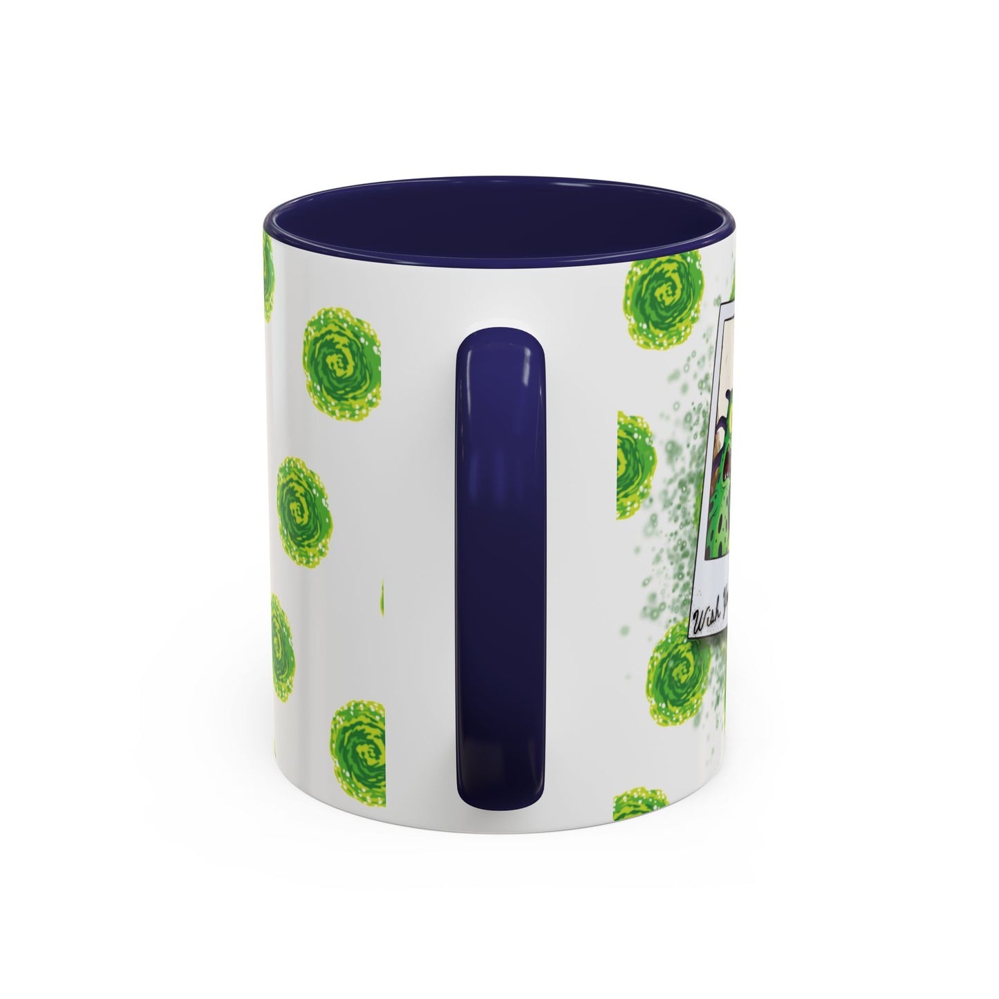 Rick & Morty Alien Polaroid - Accent Coffee Mug (11, 15oz)