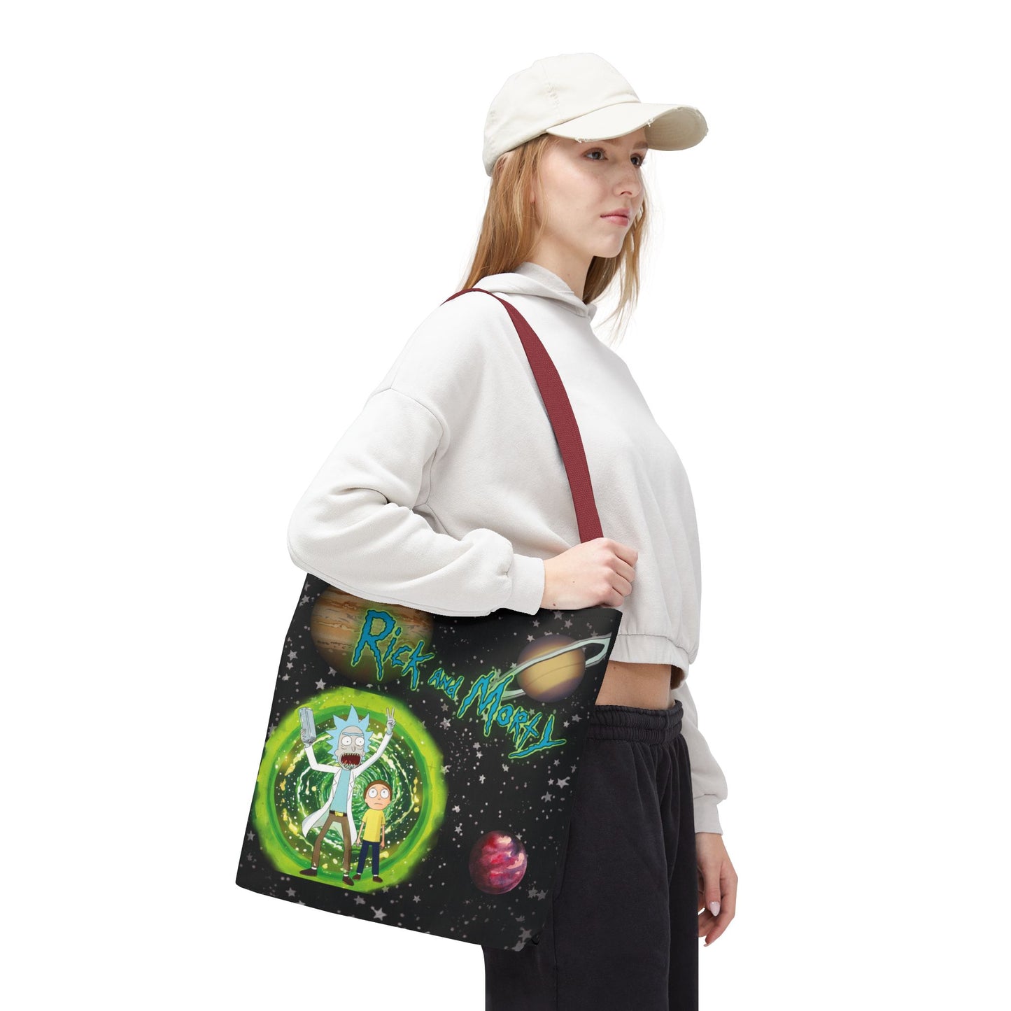 Rick & Morty Custom Adventure Tote Bag