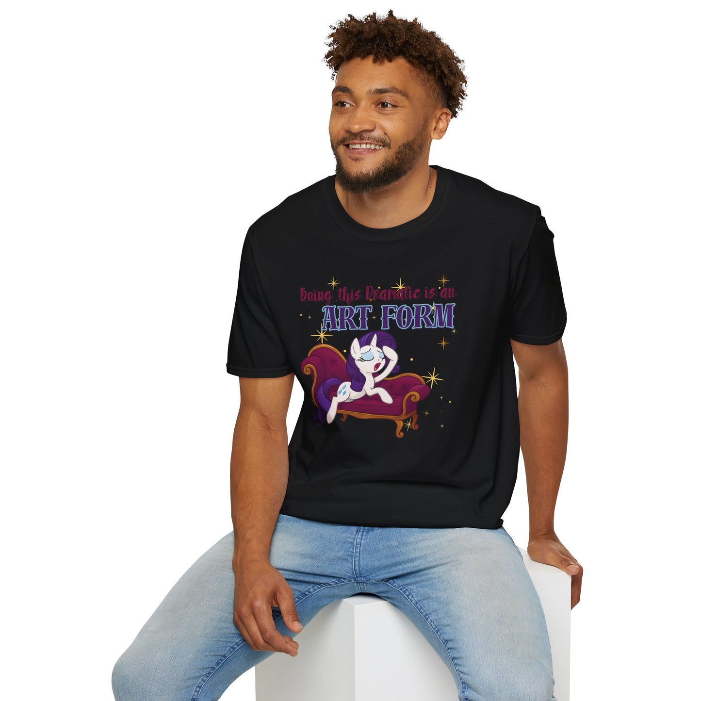 My Little Pony Rarity - Being Dramatic - Unisex Softstyle T-Shirt