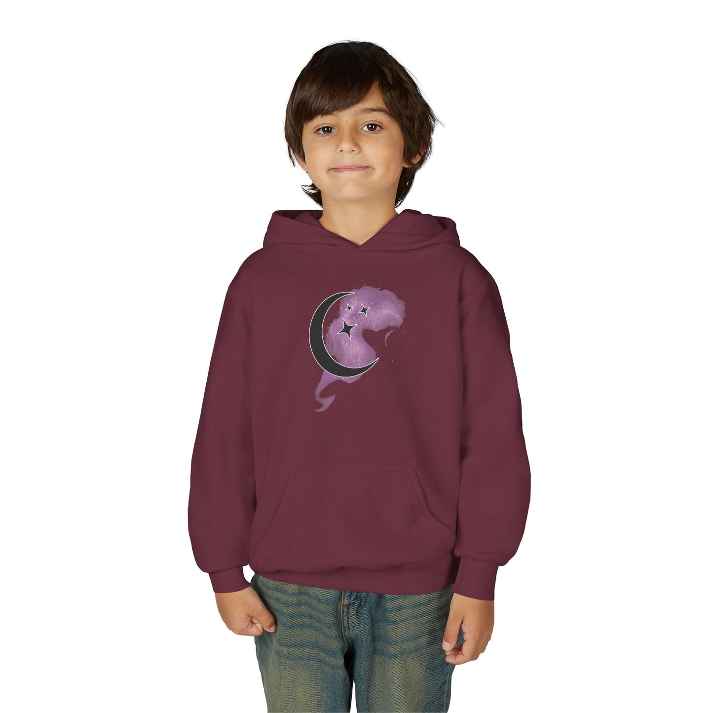 Adorably Diabolic Unicorn Magic - Youth Heavy Blend Hooded Sweatshirt