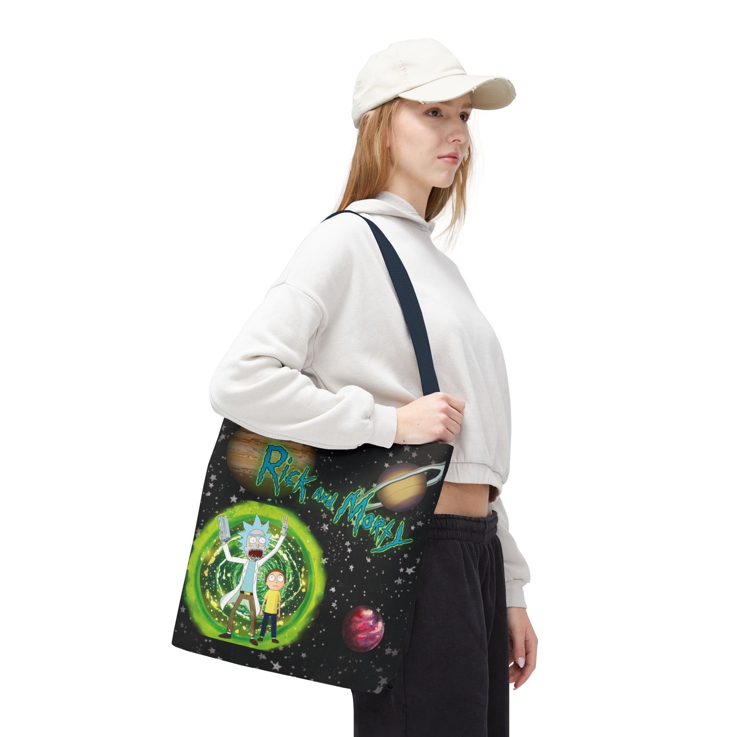 Rick & Morty Custom Adventure Tote Bag