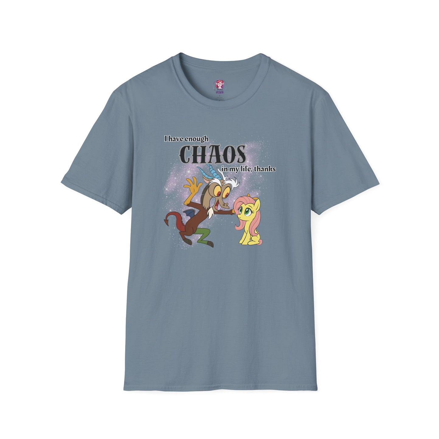 My Little Pony Discord and Fluttershy - Unisex Softstyle T-Shirt