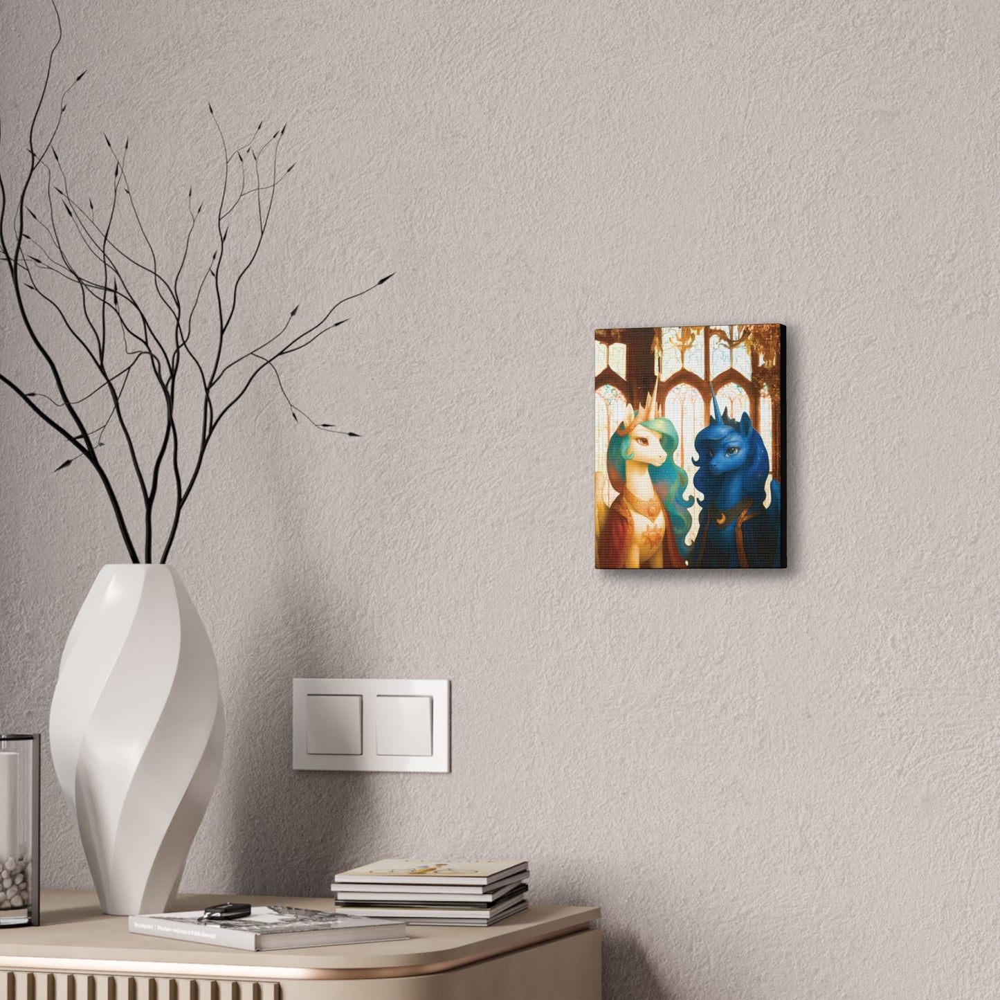 Royal Luna & Celestia - My Little Pony Canvas Art - Stretched, 0.75"
