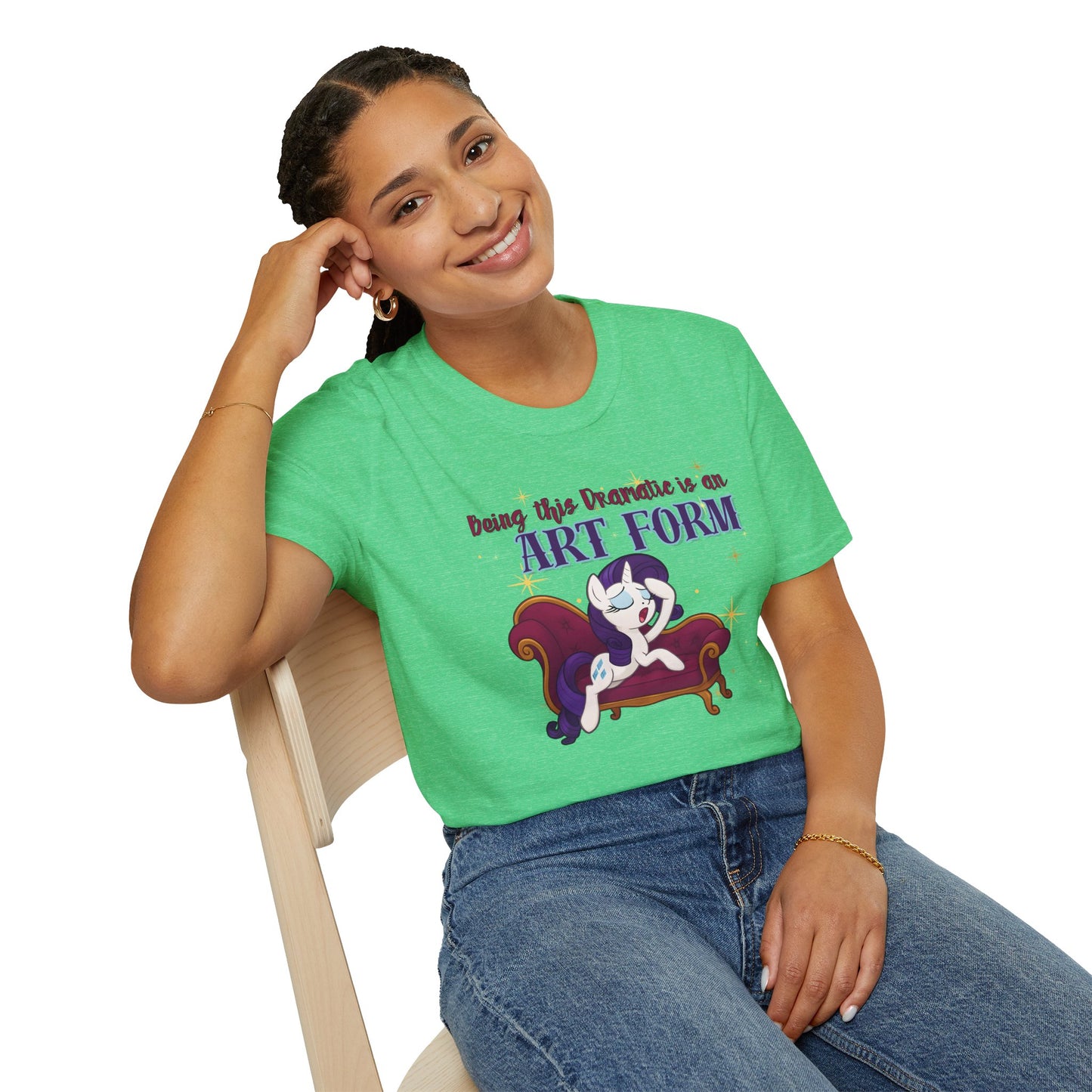 My Little Pony Rarity - Being Dramatic - Unisex Softstyle T-Shirt
