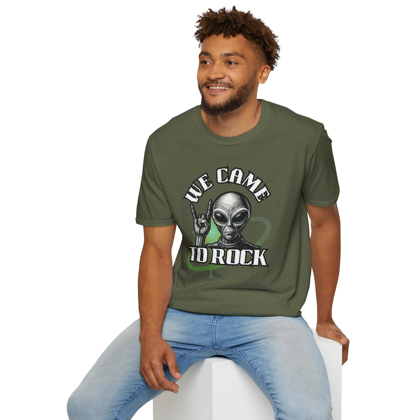 Alien Metal - We Came to Rock - Unisex Softstyle T-Shirt