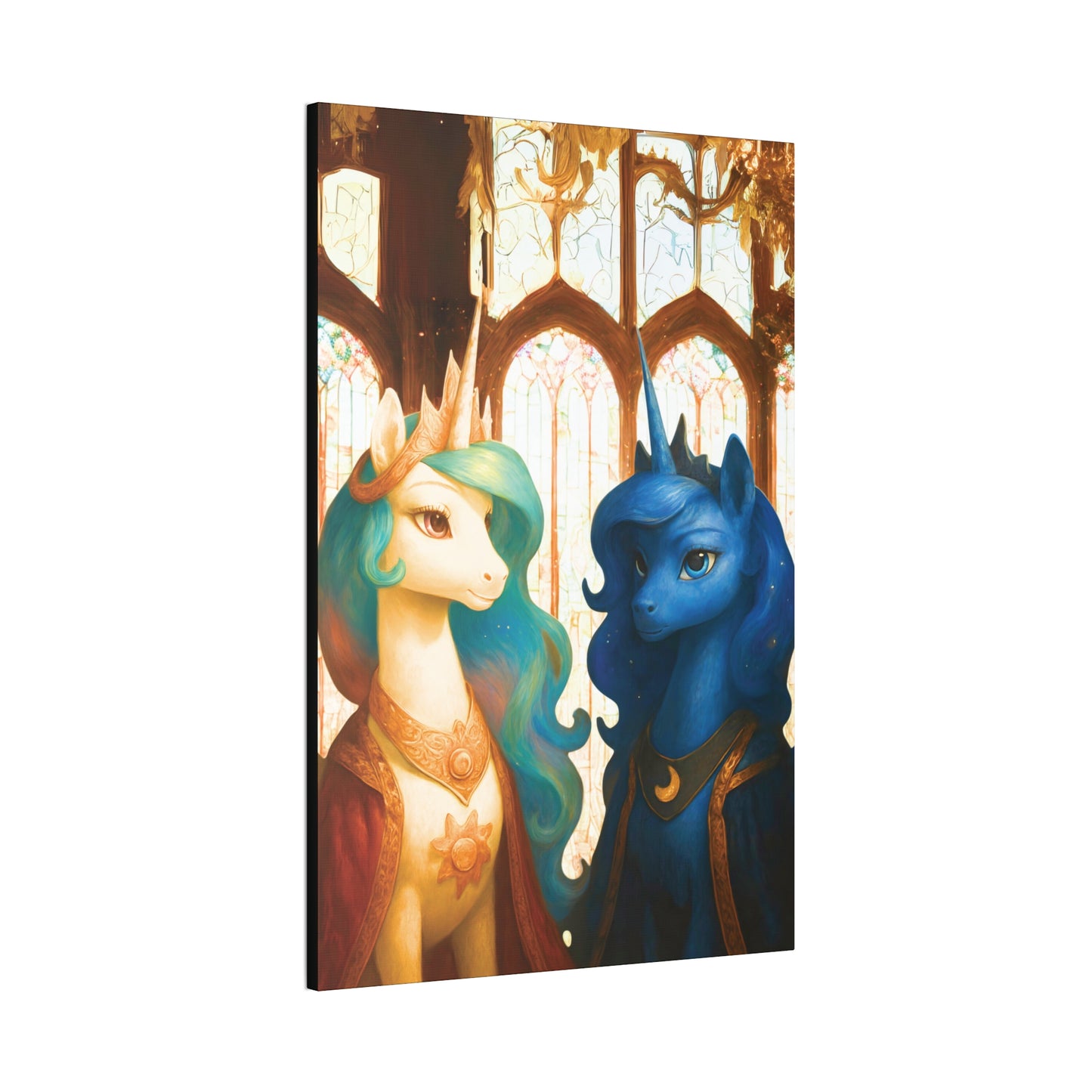 Royal Luna & Celestia - My Little Pony Canvas Art - Stretched, 0.75"