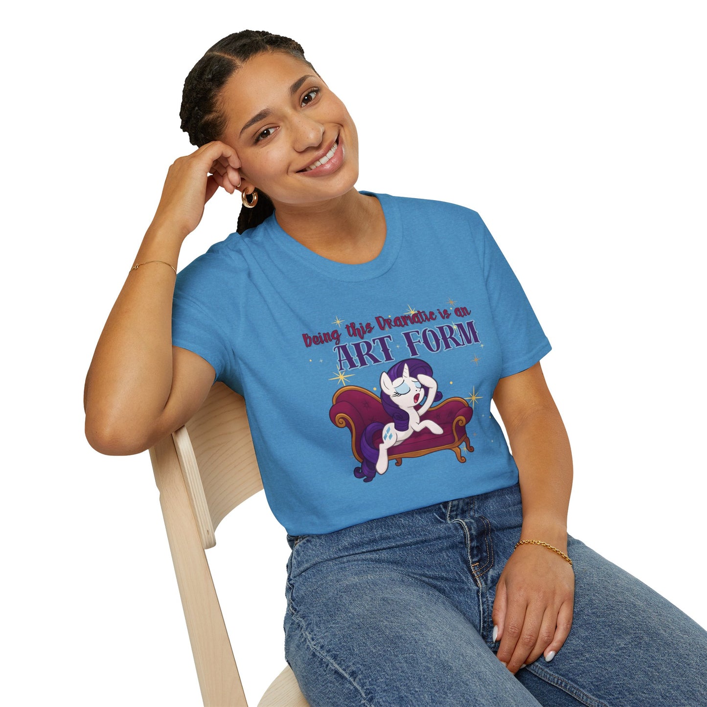My Little Pony Rarity - Being Dramatic - Unisex Softstyle T-Shirt