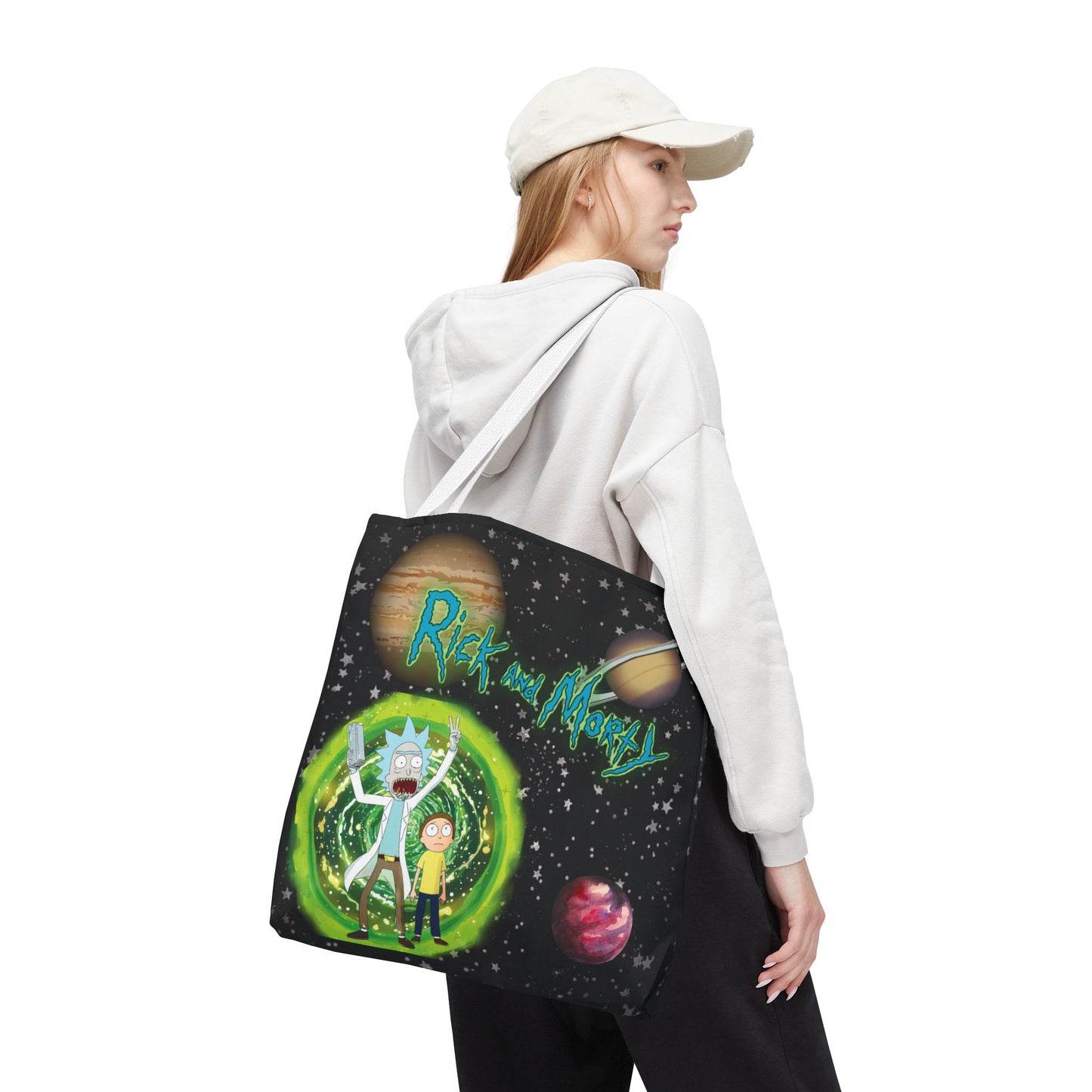 Rick & Morty Custom Adventure Tote Bag