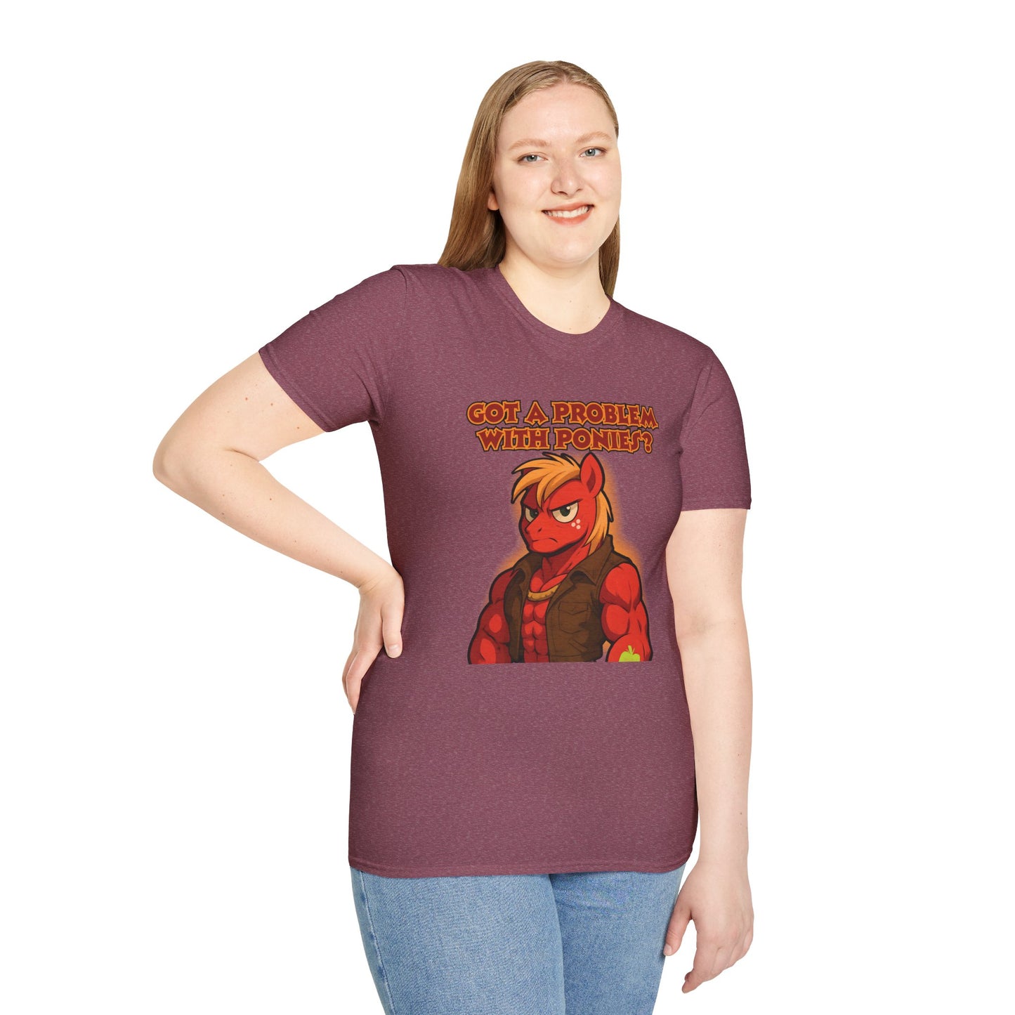 My Little Pony Masculine Big Mac - Pony Problem - Unisex Softstyle T-Shirt