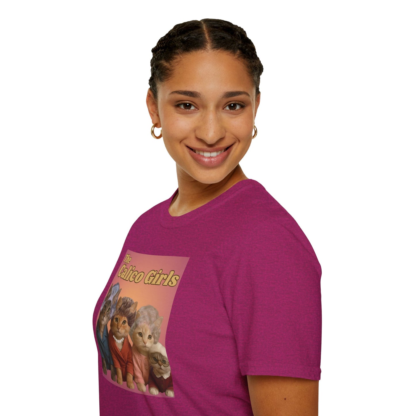The Calico Girls cute kittens - Unisex Softstyle T-Shirt