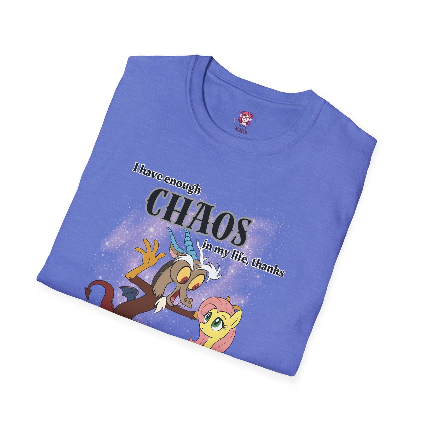 My Little Pony Discord and Fluttershy - Unisex Softstyle T-Shirt