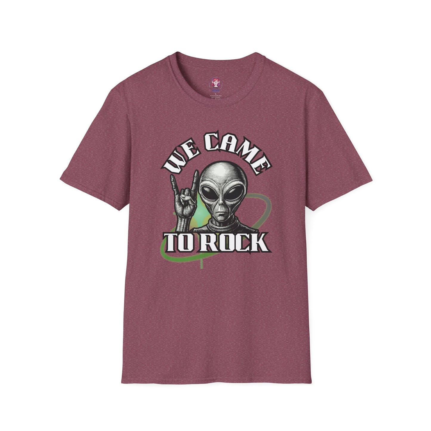 Alien Metal - We Came to Rock - Unisex Softstyle T-Shirt